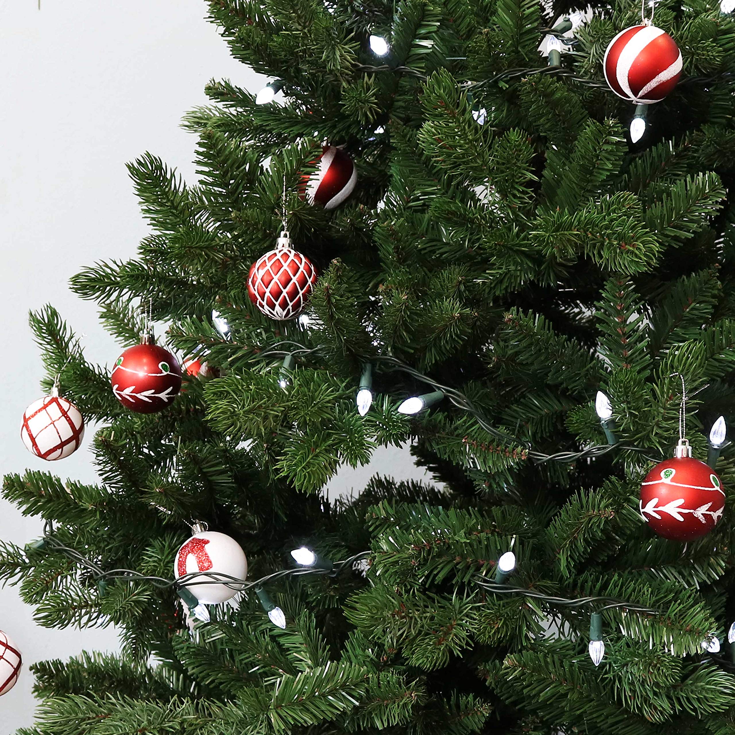 Holiday Glitter Plastic Ornaments 30pc - Gallery 9