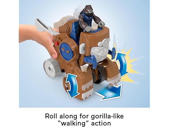 Toy Monkey Catapult Poseable Figure Set