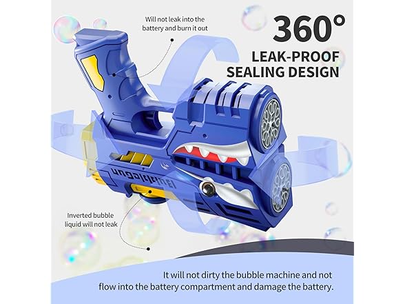 Jasny Two Pack Bubble Guns for Kids