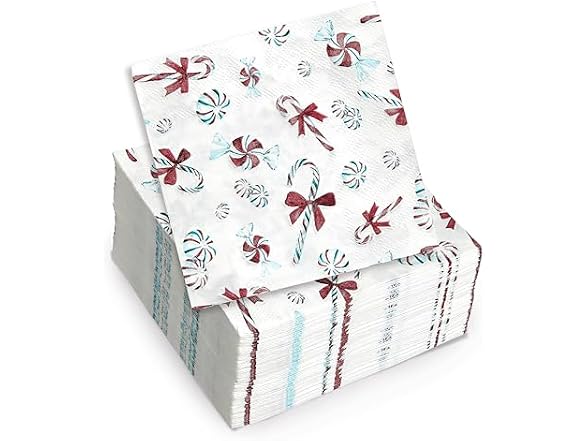Peppermint, Napkins 80ct