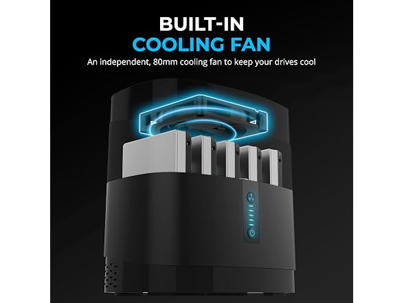 5-Bay USB-C Docking Station