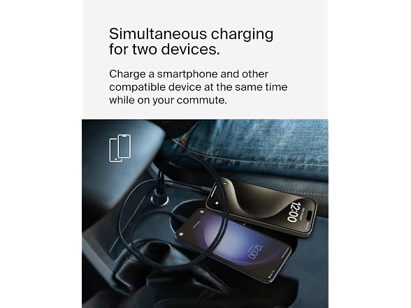 Belkin BoostCharge 42-Watt Dual Port Car Charger