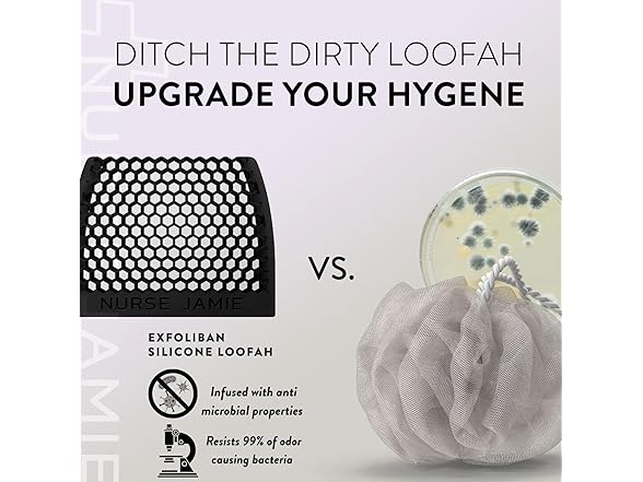 Nurse Jamie Exfoliband Silicone Loofah