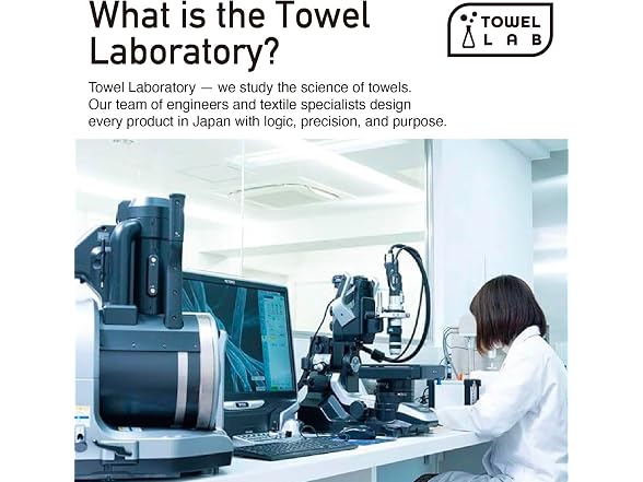 Towel Laboratory Bath Towels Set of 4 [Japan Technology]