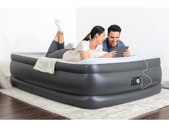 SLEEPLUX Air Mattress - Built-in Pump, Pillow & USB Charger, Queen