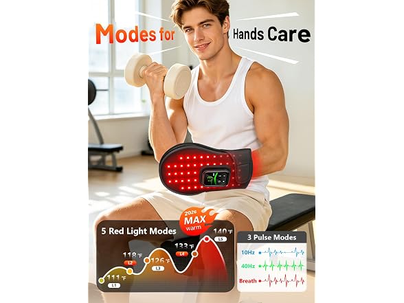 Red Light Therapy Glove for Hands