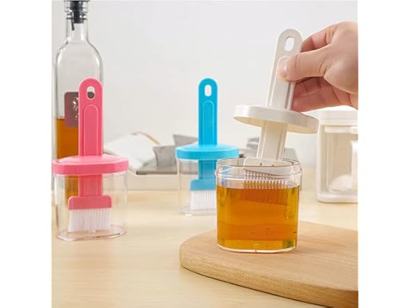 KDDOM 1 Piece Oil Bottles with Brush