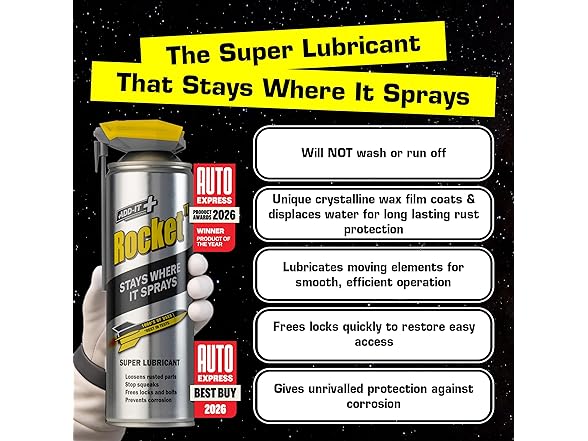 Rocket TT Multi-Purpose Lubricant Spray, 20 Fl Oz