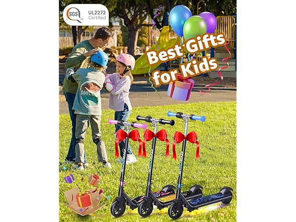 H30Max Kids Electric Scooter Blue - Gallery 5