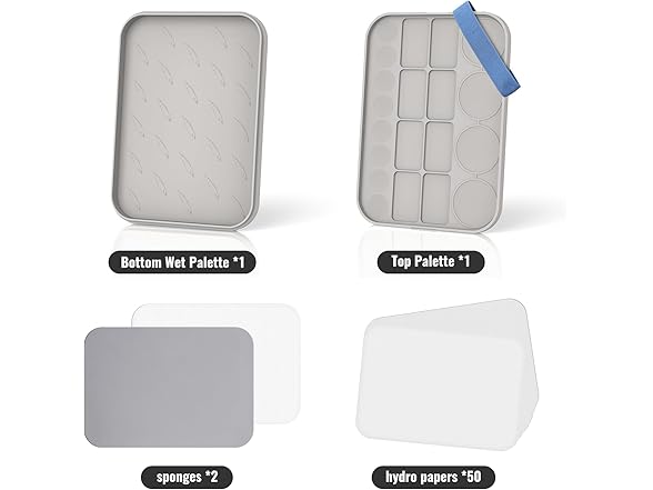LEEHON Wet Palette for Painting Miniatures