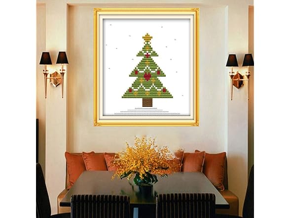 TAIDETON Stamped Cross Stitch Kit DIY Embroidery Kit