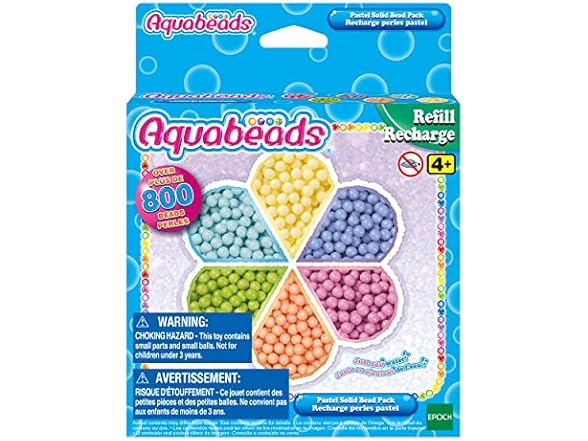 Aquabeads Pastel Solid Bead Pack