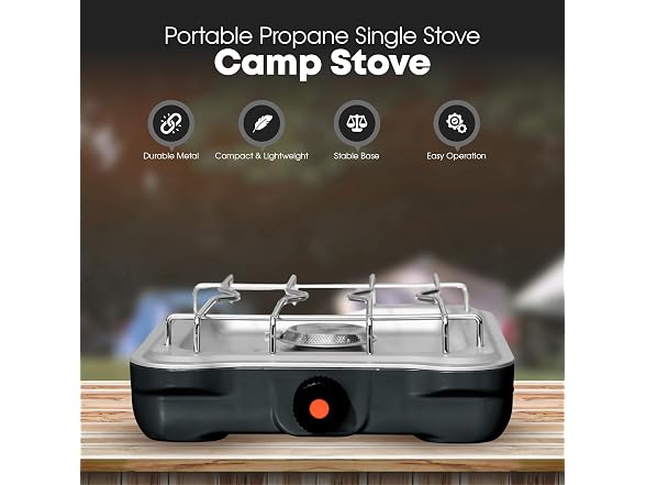 GasOne Single Propane Burner Camp Stove