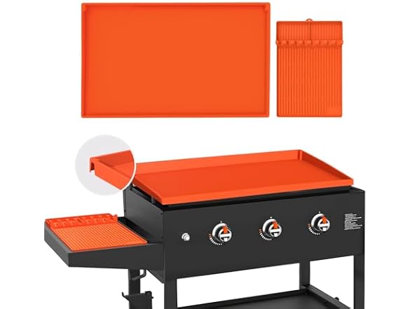 Full-Edge Blackstone Silicone Griddle Cover & Spatula Mat