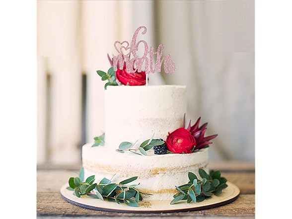 6 Months Half Birthday Cake Topper
