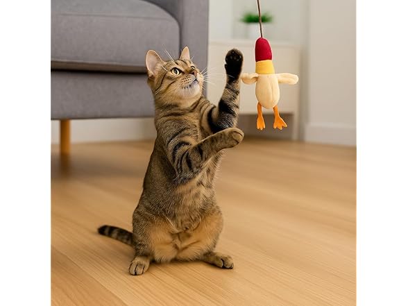 SPOT Skinneeez Stuffing-Free Cat Teaser Wand