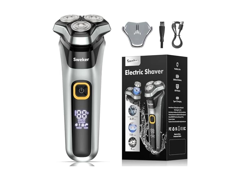 Electric Razor for Men, Rechargeable