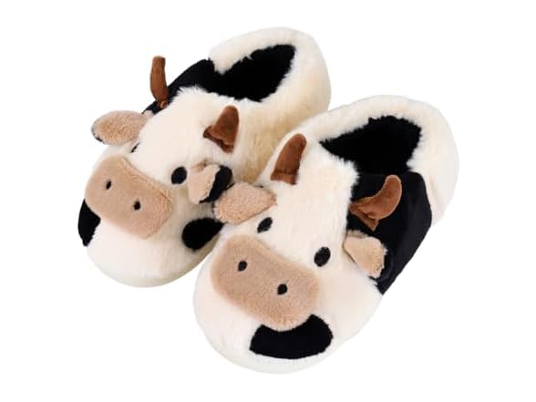 XIXITIAO Cute Cow Slippers
