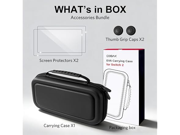 CoBak Carrying Case for Nintendo Switch 2