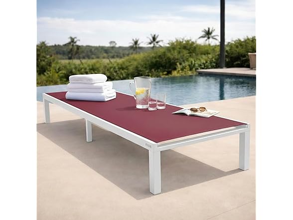 LeisureMod MLW-77 Marlin Chaise Lounge -Choose Color