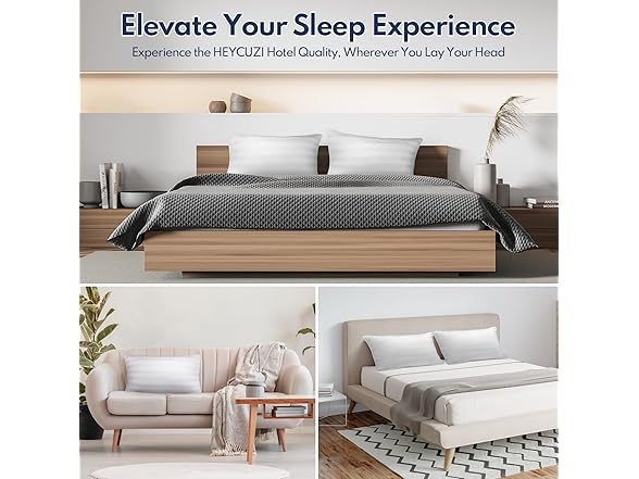 DIORIS Luxury Bed Pillows for Sleeping