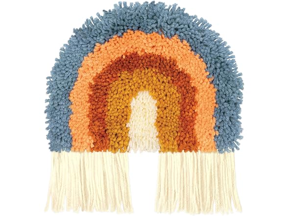 Dimensions Colorful Rainbow Beginner Latch Hook Kit