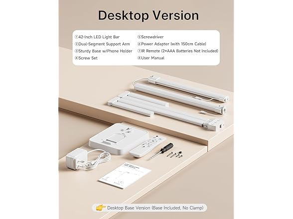 ONEMIX 42" LED Desk Lamp