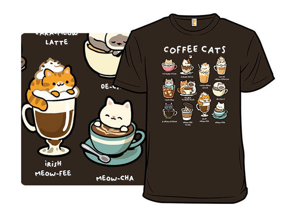 Secret Saturday Shirt: "A Latte of Cats"