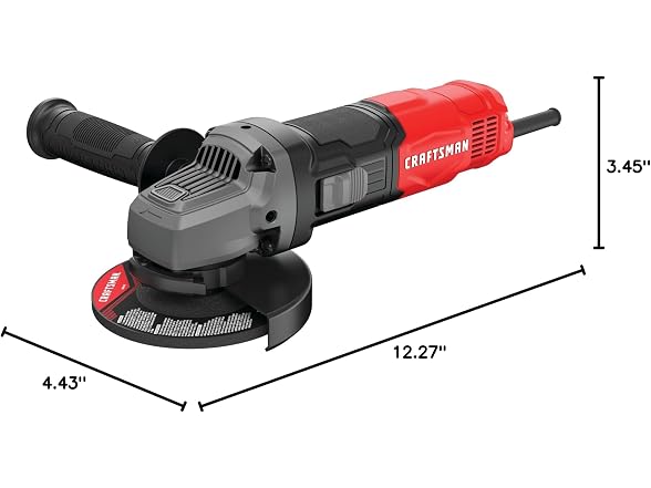 CRAFTSMAN CMEG100 4.50-in 6-Amp Angle Grinder