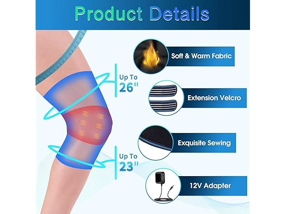 Knee Massager with Heat & Vibration