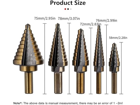 AAP-Tool-141 Step Drill Bits Set