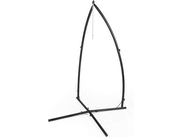 LAZZO C-Type Hammock Chair Stand,Steel Rack Stand