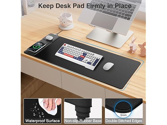 Wireless Charging Mouse Pad