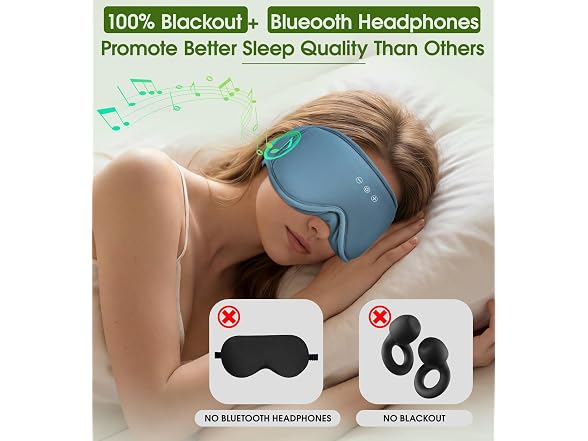 ZHENYEMEI Bluetooth Sleep Mask