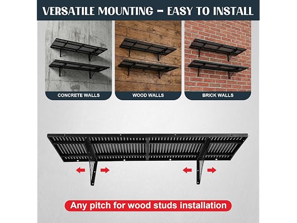 FAHKNS FAHKNS 2-Pack Heavy Duty Garage Wall