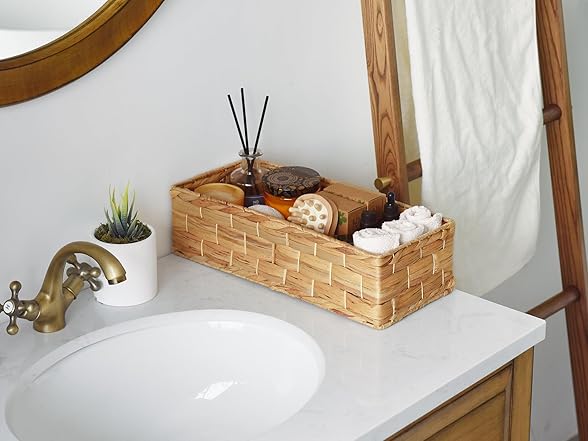 Set of 2 Wicker Storage Baskets