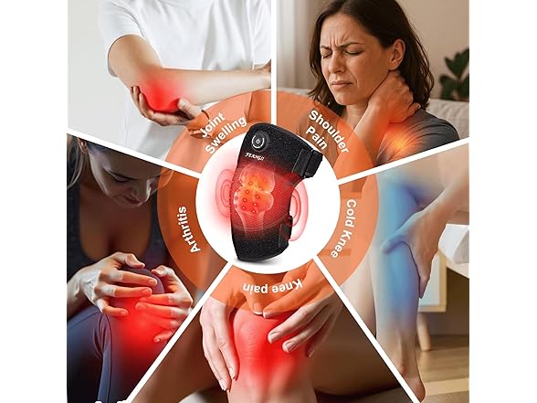 Cordless Red Light Heated Knee Brace