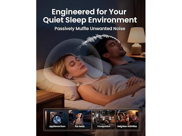 QubitPulse Ear Plugs for Sleeping