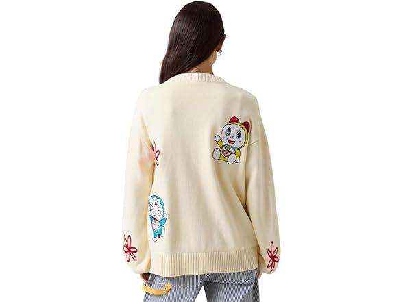 Samii Ryan Women Doraemon Friends Cardigan