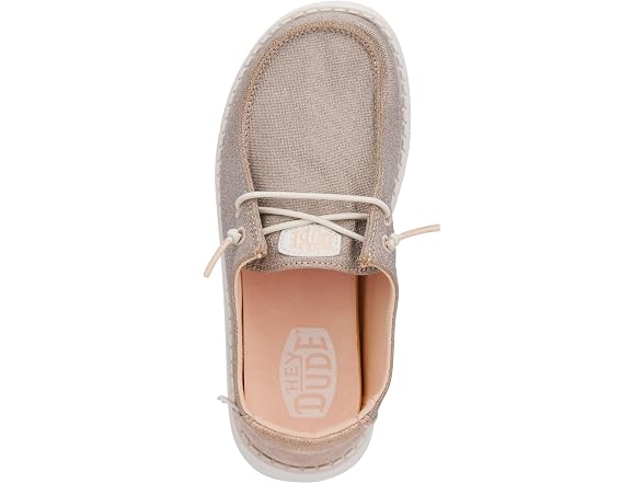 Hey Dude Kids Wendy Metallic Sparkle Shoes