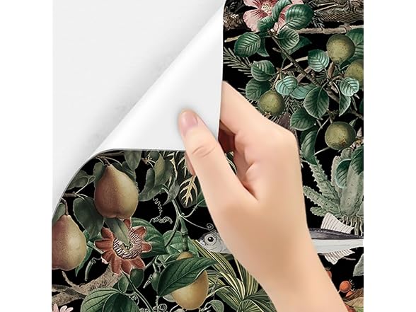 Vintage Floral Peel and Stick Plant Flower