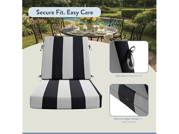 California Umbrella Outdoor Dining Chair, Patio Seat Cushion