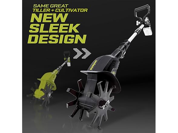 Sun Joe 24V-TLR-LTE Garden Tiller & Cultivator Kit
