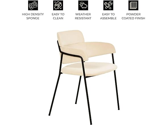 LeisureMod Axis Modern Dining Chair