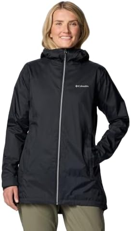 Columbia Womens Switchback II Lined Long Rain Jacket