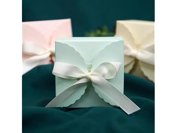 JCFINE Double Faced White Satin Ribbon