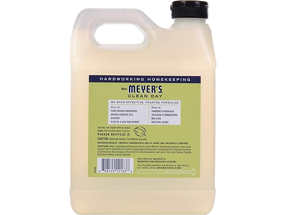 Mrs Meyer's Lemon Verbena Refill, 33oz