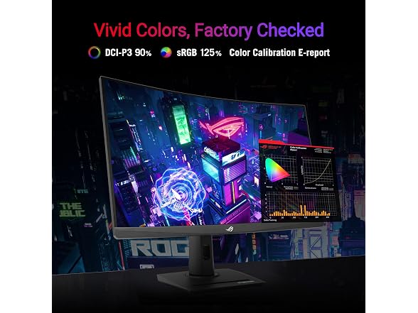 ASUS XG32WCS 31.5 ASUS 24 IPS 75Hz Monitor (VA24DQSB) - Adju