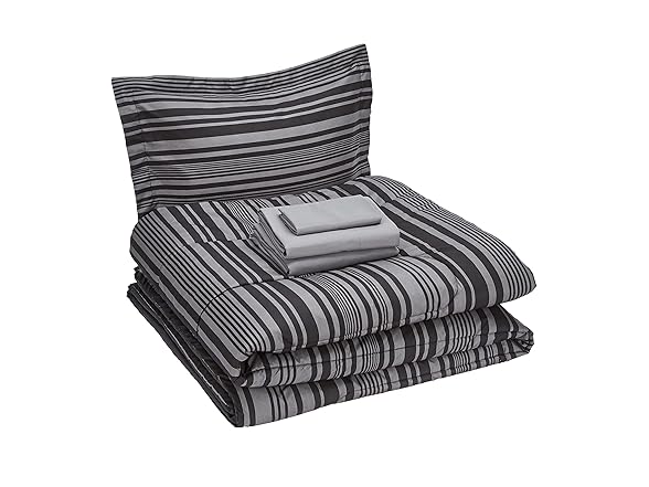Amazon Basics 5-Pc Twin Comforter Set