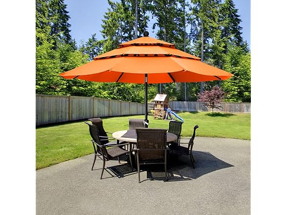 Canarm ABCCANOPY Patio Umbrellas 3-Tiers 11FT